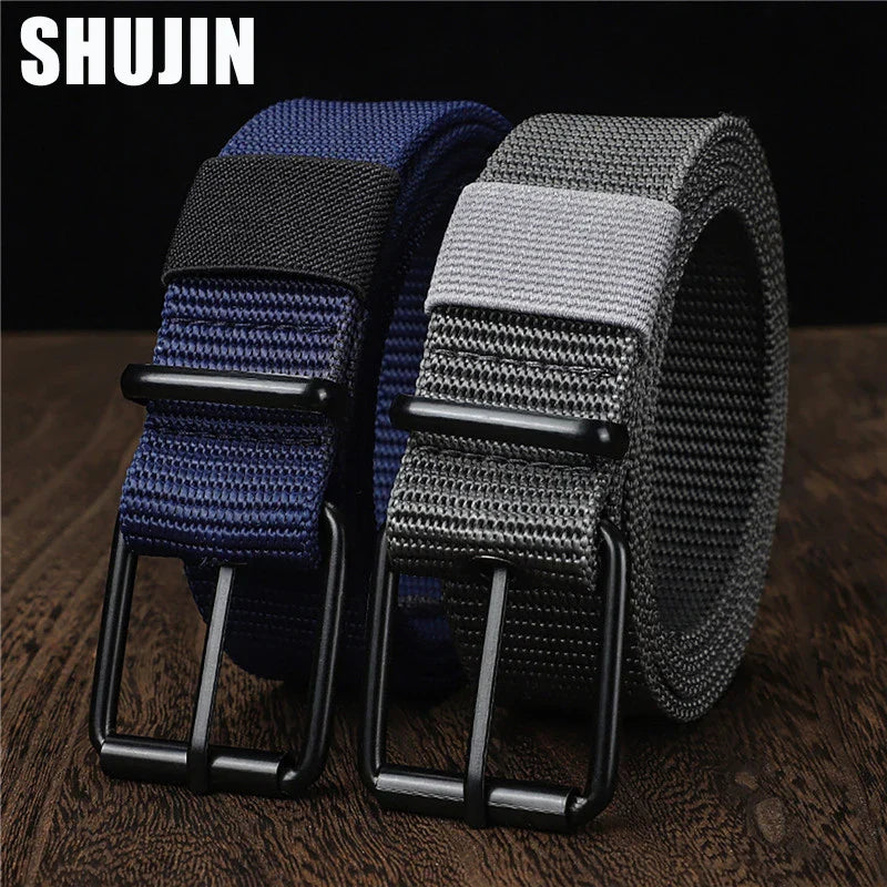 110 120 130 Men Belts Army Military Nylon Webbing Tactical Belt Fashion Casual Designer Unisex Belts High Quality Sports Strap