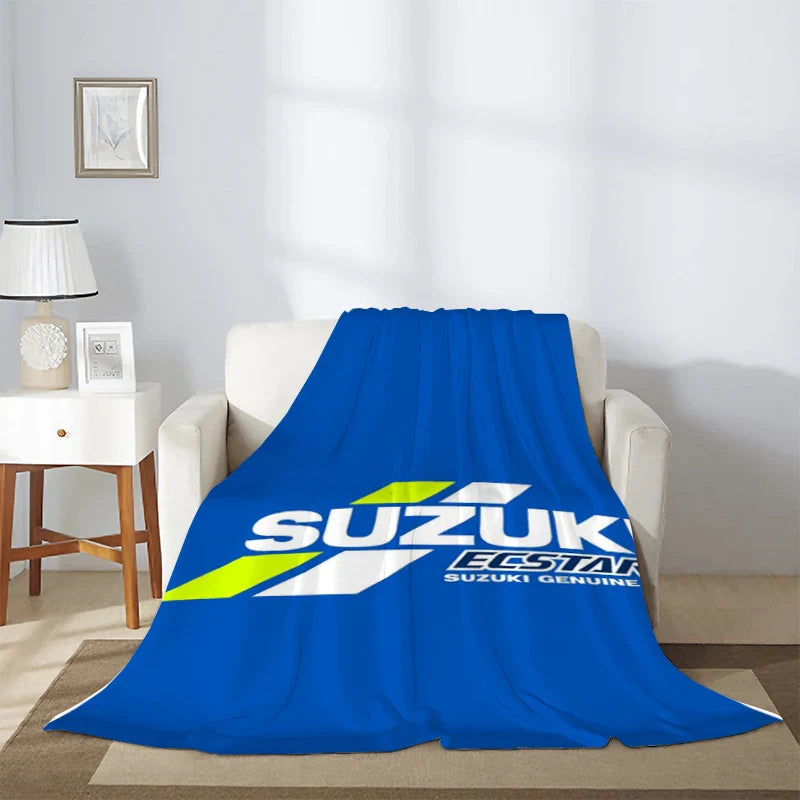 S-Suzuki Blankets for Decorative Sofa Blankets & Throws Child Blanket Summer Comforter Furry Throw Bed Double Fluffy Soft Custom