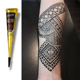 1PC Black/Red Henna Tattoo Paste Cream Cones 25g Semi-Permanent Waterproof Temporary Body Paint Arts Cones Indian Wedding