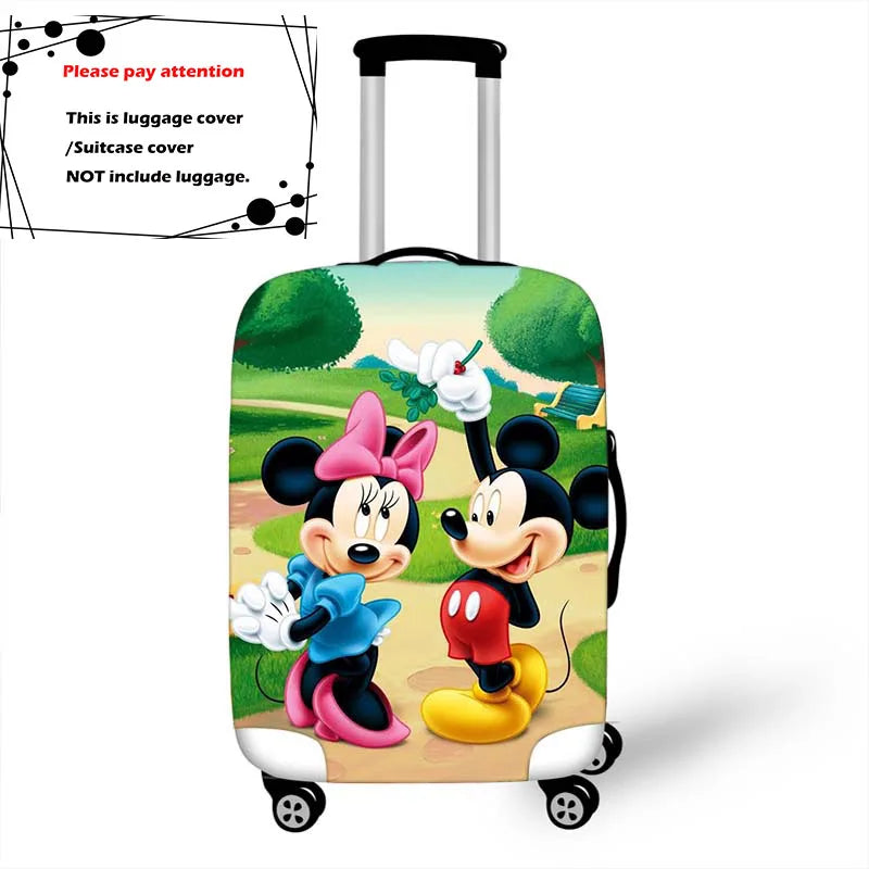 18-32 Inch Mickey Minnie Elastic Luggage Protective Cover Trolley Suitcase Protect Dust Bag Case Travel Accessories