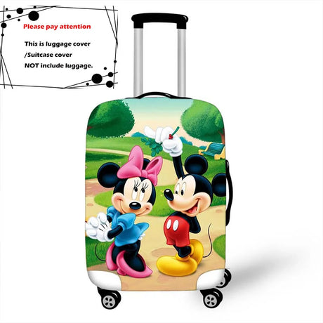 18-32 Inch Mickey Minnie Elastic Luggage Protective Cover Trolley Suitcase Protect Dust Bag Case Travel Accessories