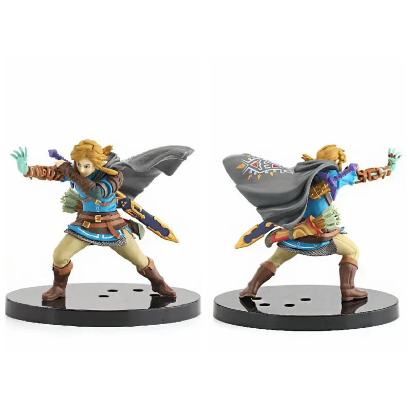 14cm The Hyrule Fantasy Zelda Figure Link Tears of the Kingdom Game Model Action Figure PVC Figurine Kids Toy Gifts for Boys