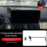 For Toyota Land Cruiser LC300 2022 2023 Car Phone Holder Mount Navigation Screen Fixed Clip Clamp Stand Car Accessories LHD