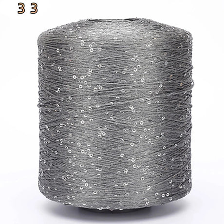 500G Glitter FancyYarn Sequin  Hand Crochet Thread Knitting Clothes Needleworkyarn With Sequins Knitting Yarn Needlework Sequins