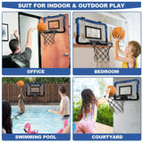 Kids Sports Toys Wall Type Foldable Basketball Hoop Outdoor Indoor Ball Games Basketball Hoop Toy For Adults-Kids Gift Boys Girl