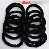 10Pcs Korean Strong Women Hair Scrunchies Girls Elastic Hair Rubber Bands Ponytail Hair Holders/Gum /Tie Accessories