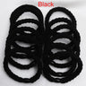 10Pcs Korean Strong Women Hair Scrunchies Girls Elastic Hair Rubber Bands Ponytail Hair Holders/Gum /Tie Accessories