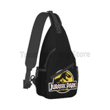 Jurassic Park Sling Bag for Women Men Crossbody Shoulder Bags Casual Sling Backpack Chest Bag Travel Hiking Daypack for Outdoor