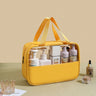 Portable Cosmetic Pouch Women Translucent Makeup Bag Large-Capacity Bath Wash Bags Multifunction Travel Waterproof Storage Case