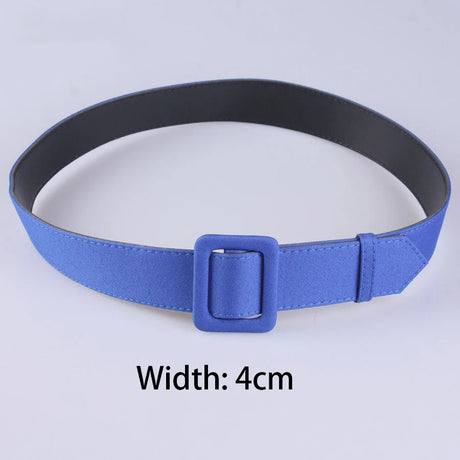 Width 2cm/4cm/6cm Women's Belt Fashion Casual Simple All-match Dress Corset Girdle Accessories Gothic Pu Cloth Waist Waistband