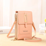 Women Bags Soft Leather Wallets Touch Screen Cell Phone Purse Crossbody Shoulder Strap Handbag for Female Cheap Women's Bags