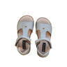 Girls Sandals Genuine Leather Sandal for Toddler Girls Kids T-Strap Summer Sandal with Heart Design Children’s Non-Slip Flats