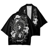 Plus Size XXS-6XL animal Print Loose Japanese Streetwear Cardigan Women Men Harajuku Haori Kimono Cosplay Top Shirts Yukata