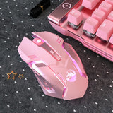 Wireless Mouse Bluetooth Rechargeable Mice Ultra-thin Silent LED Colorful Backlit Gaming Mouse For iPad Computer Laptop PC