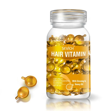 Smooth Silky Hair Vitamin Capsule Keratin Complex Oil Hair Care Repair Damaged Hair Serum Anti-Loss Moroccan Hair Oil