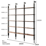 Modern Design Bookcase Accessories Indoor Creative Bedroom Magazine Rack Organizer Organizer Scrivania Industrial Furniture