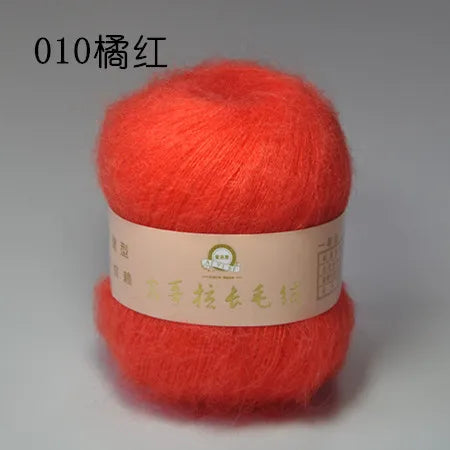 6 Balls Angora Mohair Wool Yarn for Knitting Soft Plush Cashmere Hand Crochet Lanas DIY Scarf Sweater Thread Freeshipping Sales