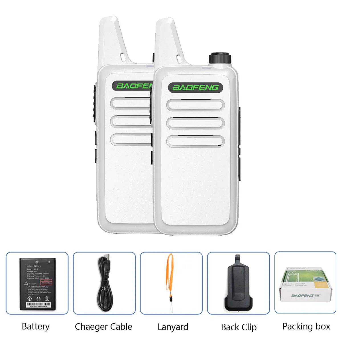 2PCS Baofeng BF-T20 5W Portable Mini Walkie Talkie VOX Charging USB For BF-C9 BF-888S KD-C1 Two Way Radio  Hotel Hunting