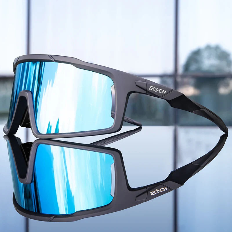 SCVCN Outdoor Polarized Cycling Sunglasses MTB Road UV400 Climbing Goggles Men Woman Driving Bike Bicycle Cycling Eyewear Hiking