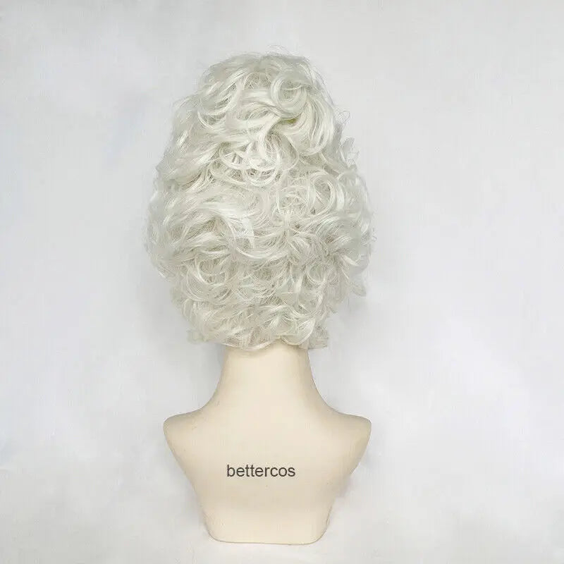 Marie Antoinette Cosplay Wig Princess Medium Curly Heat Resistant Hair Wigs