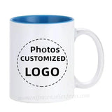 Customized Photos/Logo Printed DIY Coffee Mugs Personalized Tea Cups Drink Beer Milk Tableware Beer Drinkware Coffeeware Teaware