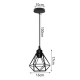 Nordic creative iron single head chandelier simple modern personality living bar table bedroom dining decoration Light Fixture