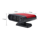 500W 12V car defroster car electrical appliances 360 rotating car windshield heater