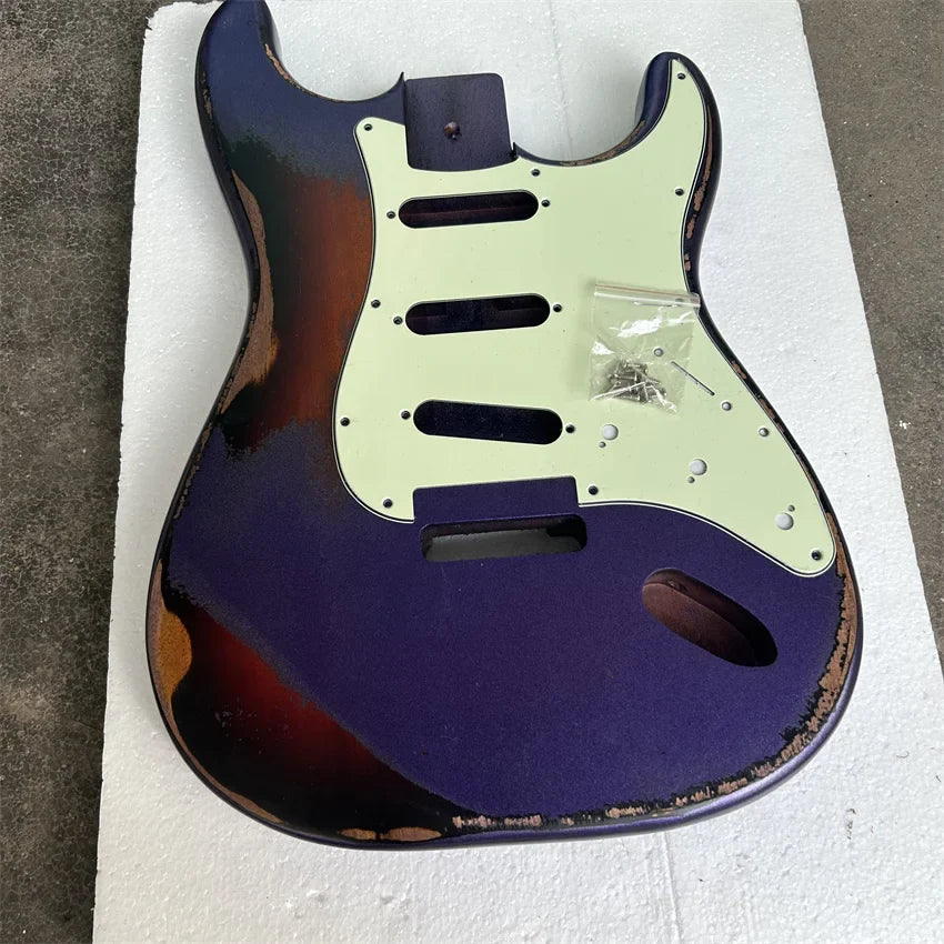 Stock DIY relic electric guitar body alder xylophone body nitro paint all colors available