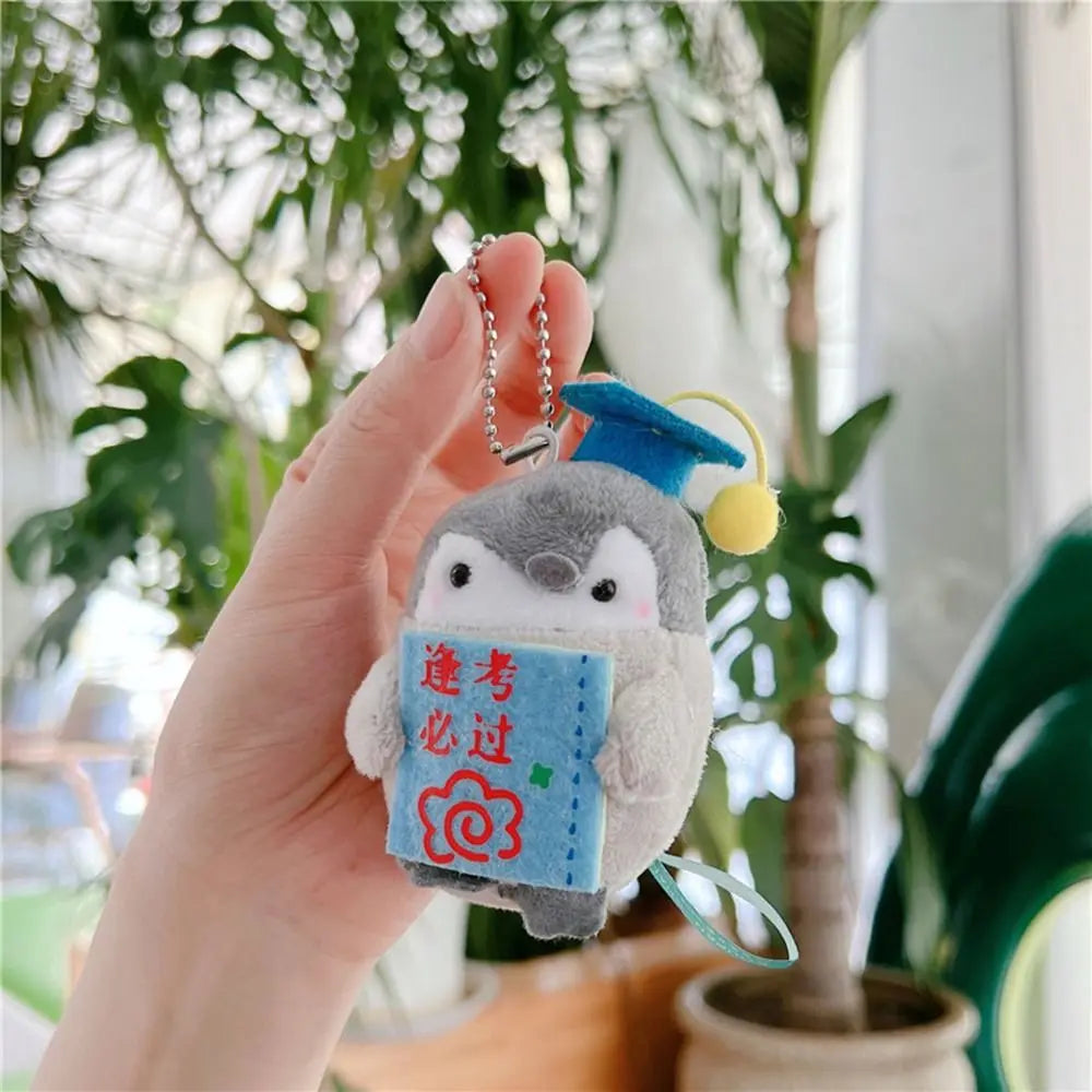 Cartoon Penguin Plush Doll Keychain Cute Penguin Plush Key Ring School Bag Keychain Creative Toy Key Pendant