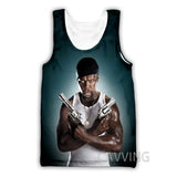 New Fashion Women/Men's 3D Print Rapper 50 Cent Tank Tops Harajuku  Vest  Summer Undershirt Shirts Streetwear  H01