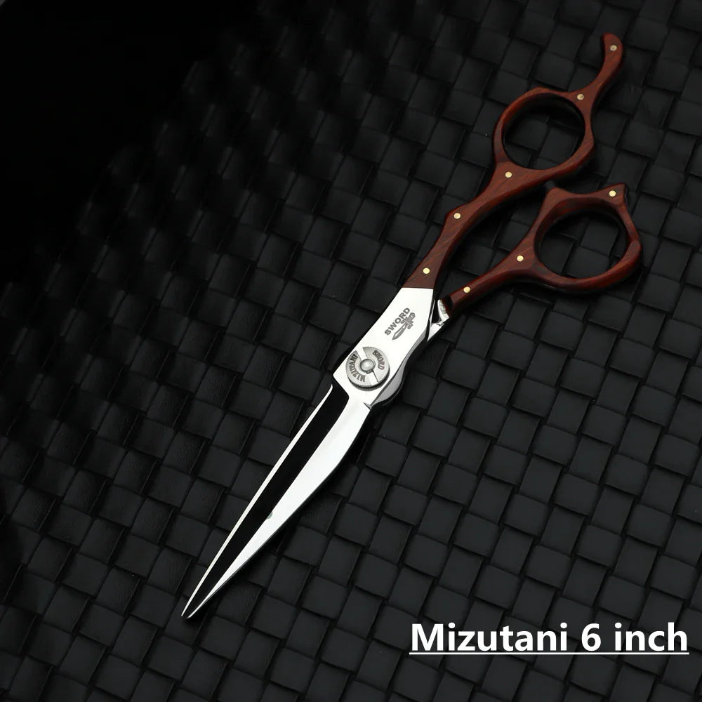 Mizutani new CNC scissors 6-6.3-6.7-7inch bearings screw Thin scissors for haircuts Salon Professional Hairdressing Tools