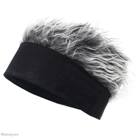 Baseball Cap Men Women Beanie Wig Hat Fun Short Hair Caps Breathable Soft For Party Toupee Hats Outdoor Adjustable Casual Street