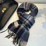 British Classic High Quality Australian Wool 100% Plaid Scarf Men Women Autumn Winter Warm Striped Shawl Wrap Cashmere Blankets