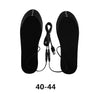 USB Rechargeable Heated Insoles Size 35-46 DIY Customizable Electric Heated Shoes Pad for Outdoor Skiing Winter Foot Warmers