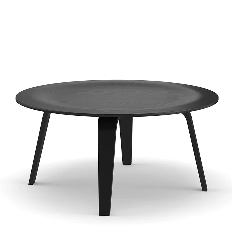 Modern Wood Round Coffee Table Centre Easthetic Dining Nordic Easthetic Tables Rustic Circle Mid Century Furniture