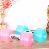 New Fitness Yoga Sport Bottle Crossfit For Exercise Bodybuilding Plastic Gym Training Dumbbells Dumbbell Equipment Weight Water