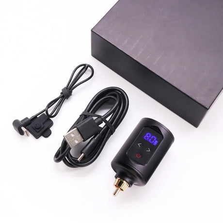 Powerful Wireless Tattoo Pen Set Rocket Mini Rotary Tattoo Machine Kit RCA Jack With Mini LED Tattoo Power Supply Rechargeable