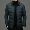 2024 Men's Lightweight down Jacket Autumn and Winter New Polo Collar White Duck down Leisure Windproof Warm down Jacket