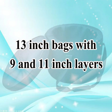 RING CHANT Oxford Fabric Black Color Bag And Protective Layer Set For Crystal Singing Bowl