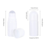 4pcs 30ml 50ml DIY Roll on Bottle Essential Oil Leak-proof Empty Refillable Reusable Bottles and Accessories Perfume Bottle