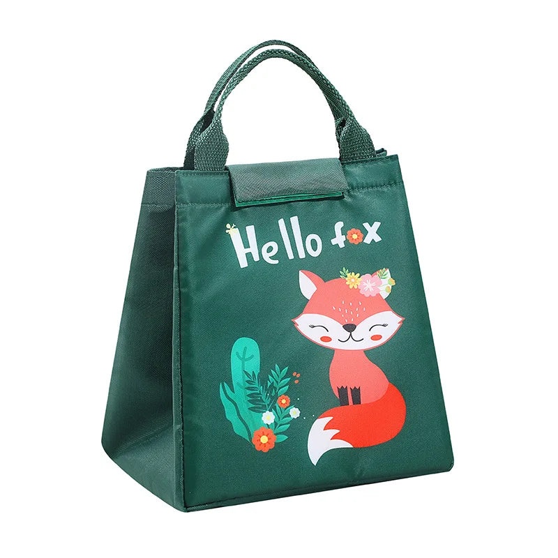 Lunch Bag Multicolor Cooler Bag Women Waterproof Hand Pack Thermal Breakfast Box Portable Picnic Travel Food lunch Bags lonchera