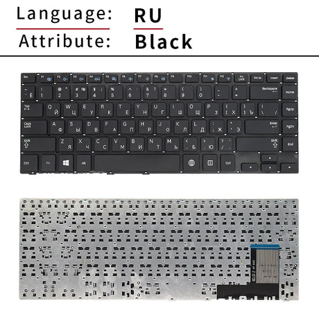 Laptop Keyboard Replace For Samsung NP-370R4E 450R4V 470R4E 450R4Q 455R4J 530U4E 450R4E US English Black White