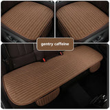 Car Seat Cover Flax Seat Protect Cushion Automobile Backrest Cushion Pad Covers Mat Four Seasons Car Supplies Set