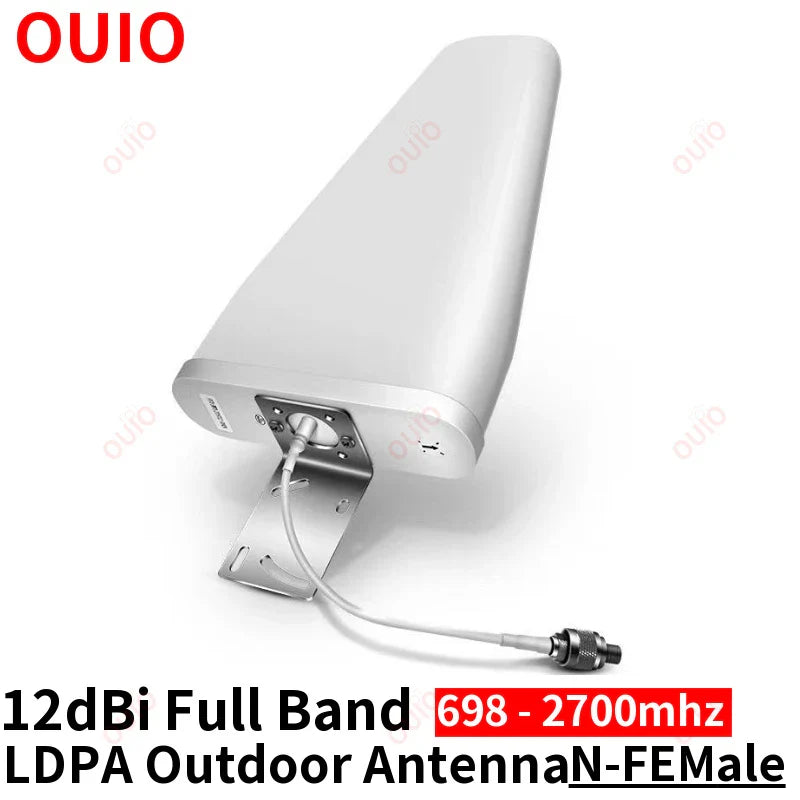 OUIO LDPA antenna gsm 2G 3G 4G Indoor Antenna 12dBi Outdoor Antenna LDPA 700-2700MHz For Mobile Phone Booster Signal Repeater