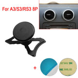 For Audi A3 S3 RS3 8V 8P Car Phone Bracket Q2 SQ2 Air Vent Mount Car Magnet Holder 360 Rotatable Support Mobile GPS Accessories