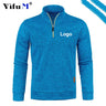 Custom Your Logo Men's Sweatshirts Half Zipper Pullover Male Long Sleeve Flleece Sweater Standcollar Snowflakes Hoodies Men New