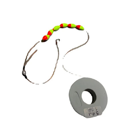 1Pcs Ready Made Traditional Fishing Rigs Seven Star Float  Tied Nylon  Line with Izu Hooks 3.6m