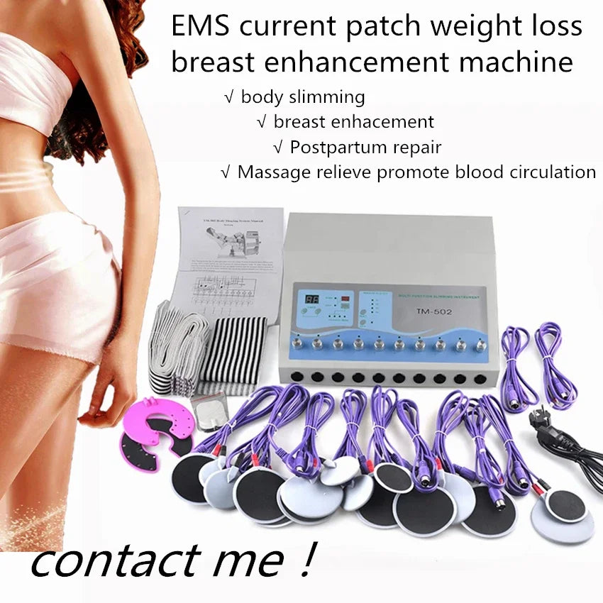 Electroconvulsive Tm502 EMS Therapy Machine Muscle Stimulator Health Home Use Russian Wave Physiotherapy Slimming Beauty Device