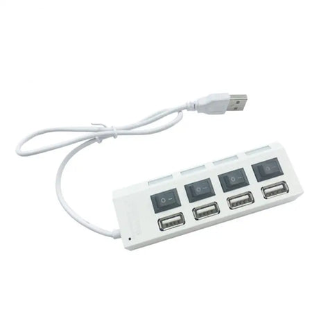 1~8PCS USB Hub USB 2.0 Hub Multi USB Splitter 3 Hab Use Power Adapter Multiple Expander 2.0 Hub With Switch For Laptop