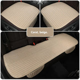 Car Seat Cover Flax Seat Protect Cushion Automobile Backrest Cushion Pad Covers Mat Four Seasons Car Supplies Set